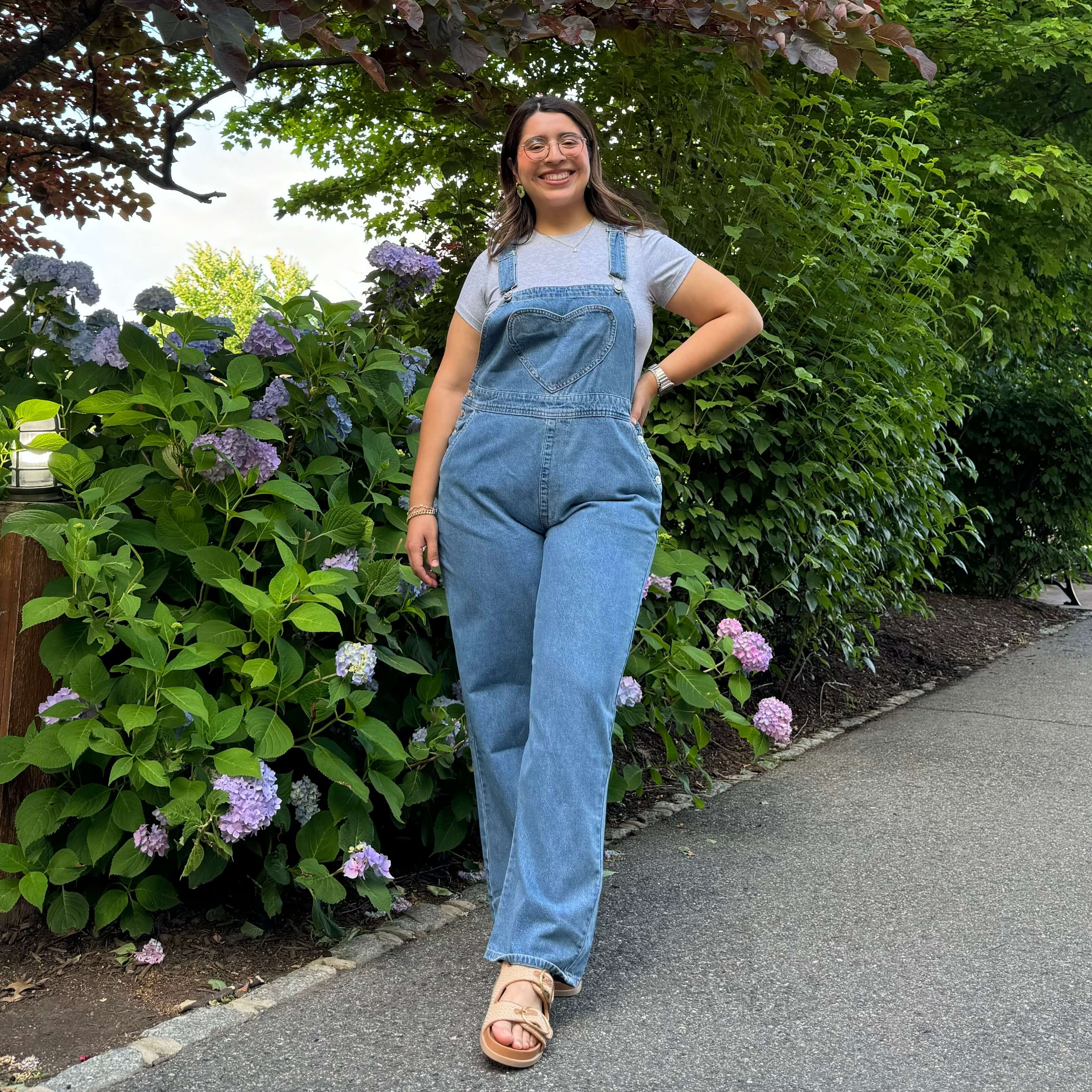 29" Inseam Overall Jeans - Light Wash *Clearance Sale*