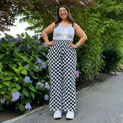 29" Inseam Be Yourself Pants - Checker Black *Clearance Sale*