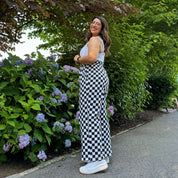 29" Inseam Be Yourself Pants - Checker Black *Clearance Sale*