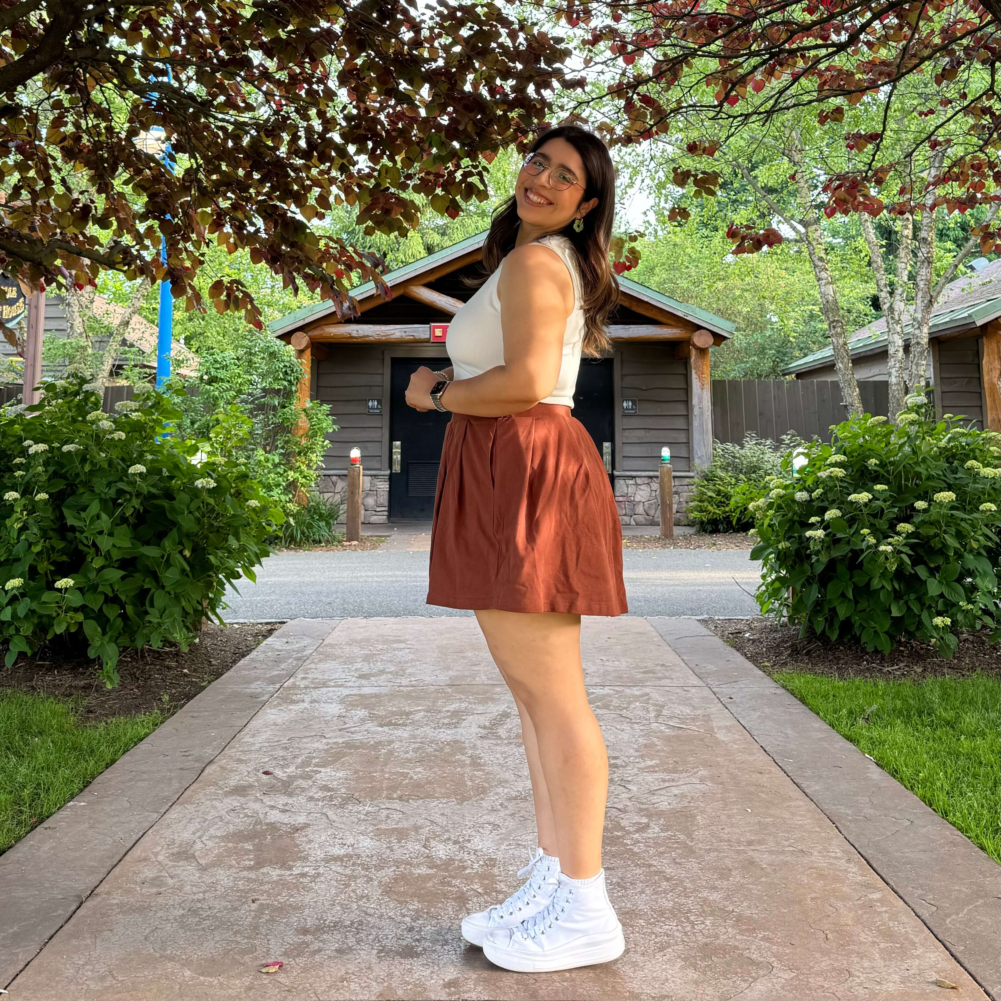 Perfect Match Tennis Skirt - Acorn