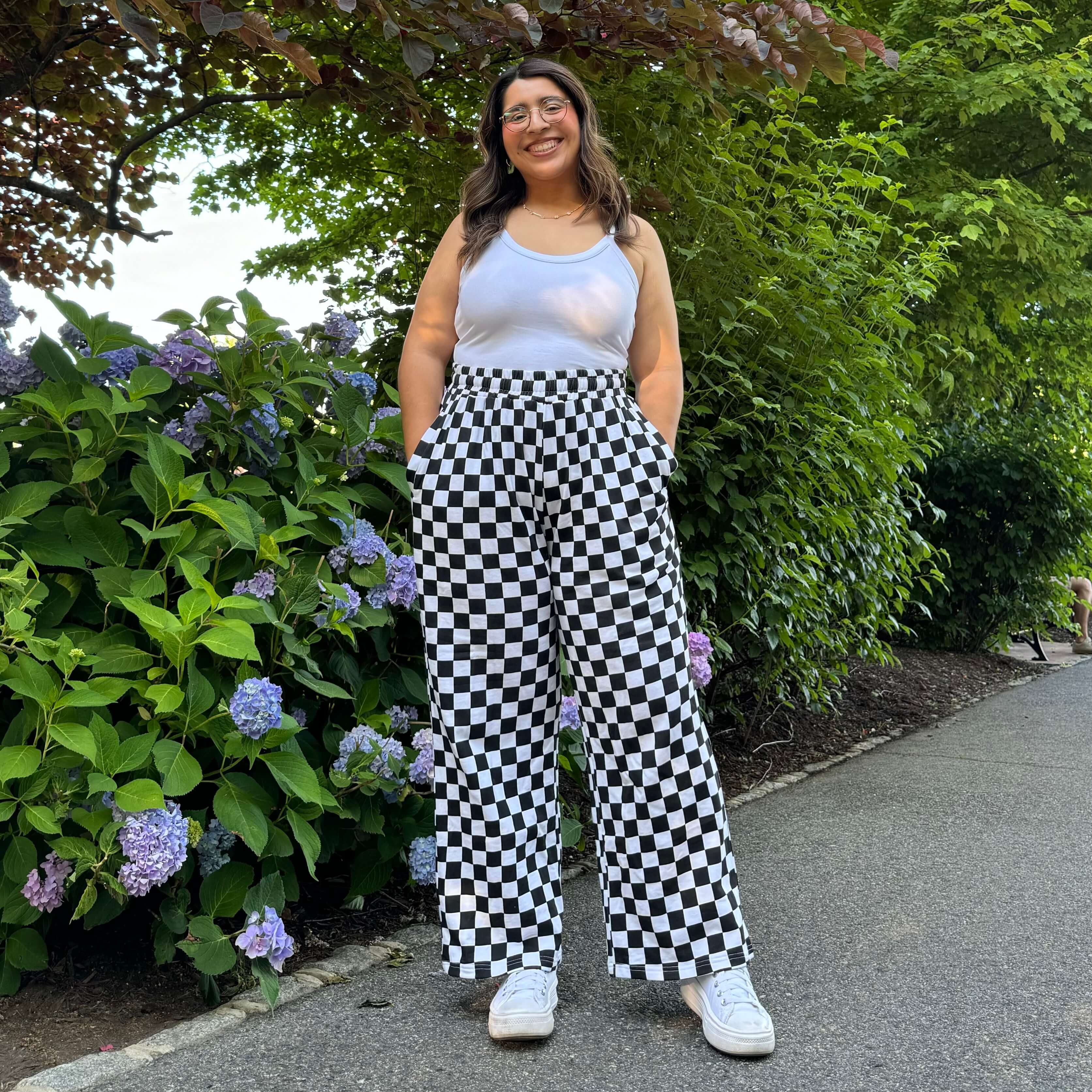 29" Inseam Be Yourself Pants - Checker Black *Clearance Sale*