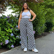 29" Inseam Be Yourself Pants - Checker Black *Clearance Sale*