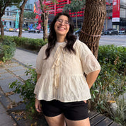 The Romance Top - Rice *Clearance Sale*