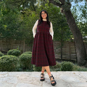 Cambridge Dress - Burgundy Plaid