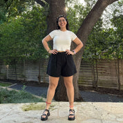 Summer Shorts - Solid Black